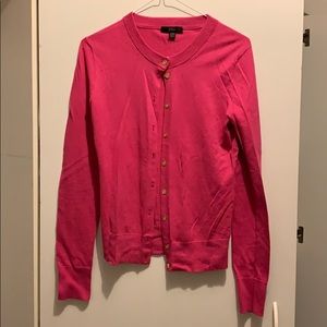 Hot Pink J Crew Cardigan